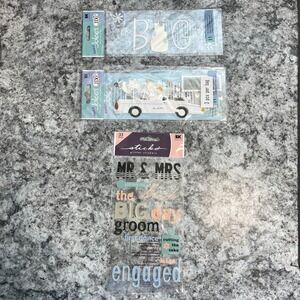 EK Success Wedding Stickers Lot 3pk Jolee's By You Sticko Bridal Scrapbook New